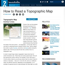 Topographic Map Contour Lines - Topographic Map Contour Lines