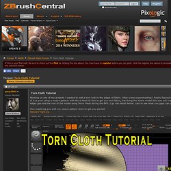 Torn Cloth Tutorial