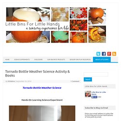 Tornado Bottle Weather Science Activity & Books