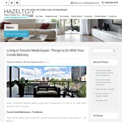 Things to Do With Your Condo Balcony