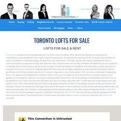 Lofts For Sale Toronto