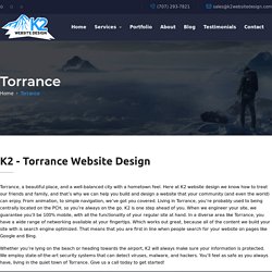 K2 - Torrance Website Design / SEO / WordPress / Hosting