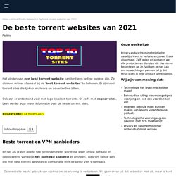 Beste torrent sites voor Nederland