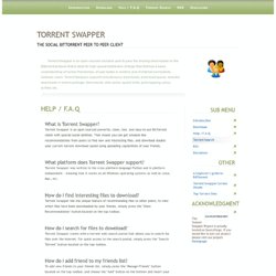Torrent Swapper - The Social BitTorrent Client