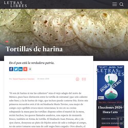 Tortillas de harina
