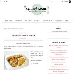 Receta de tortitas de calabacín y patata - Natural Wean