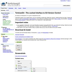 tortoisegit - Porting TortoiseSVN to TortoiseGit