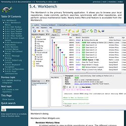 5.4. Workbench — TortoiseHg v2.0.0 documentation