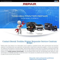 Toshiba Printer reparatie Service Centrum Belgie +31-207084110