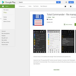 Total ☆4.8 Commander file-Manager