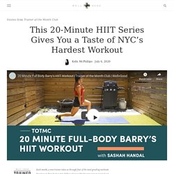 This Total Body HIIT Workout Is a 20-Minute Burnout