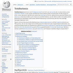 Totalitarismus