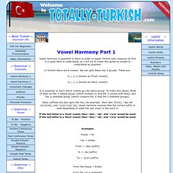 Totally Turkish - Learn Turkish Online - Free Turkish Lessons
