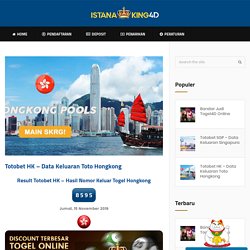 Totobet Hongkong - Data Keluaran HK Terbaru