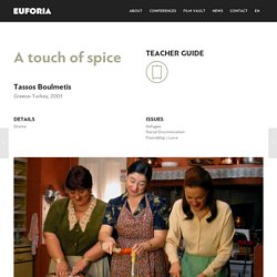 A touch of spice Teacher Guide – EUFORIA