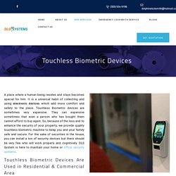 Touchless Biometrics Service
