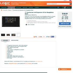 Touchscreen and Expansion I/O for BeagleBone Black