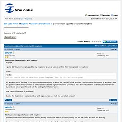 touchscreen (quanta-touch) with raspbmc