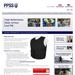 PPSS Tough Overt Stab Resistant Vests