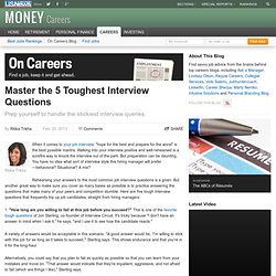 5 Toughest Interview Questions