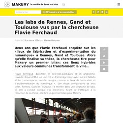 Les labs de Rennes, Gand et Toulouse vus par la chercheuse Flavie Ferchaud