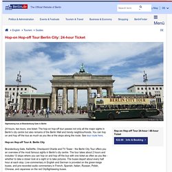 Hop-on Hop-off Tour Berlin City: 24-hour Ticket
