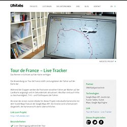 Tour de France - Live Tracker 2007