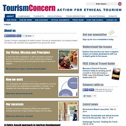 Tourism Concern - About us