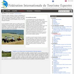 Tourisme Equestre / Disciplines / FITE - FITE