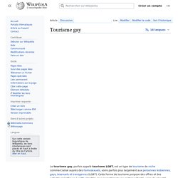 Tourisme gay
