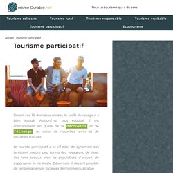 Tourisme participatif - Tourisme-Durable.net