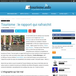 Tourisme : le rapport qui rafraichit