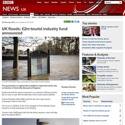 UK floods: £2m tourist industry fund announced