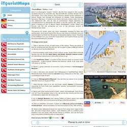 Tourist map of Izmir (Turkey) // Tourist Maps