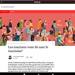 Les touriste vont-ils tuer le tourisme