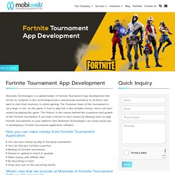 Fortnite Tournament Software Development