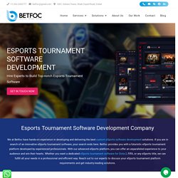 Esports Tournament Software