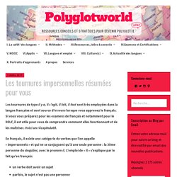 Les tournures impersonnelles résumées pour vous – Polyglotworld