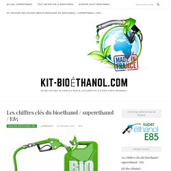 >> Tous les chiffres du Bioethanol E85