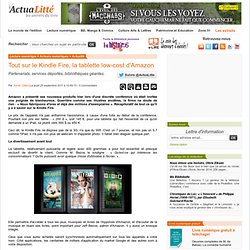 Tout sur le Kindle Fire, la tablette low-cost d'Amazon