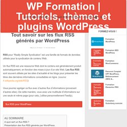 Tout savoir sur les flux RSS générés par WordPress