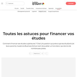 Toutes les astuces pour financer vos études
