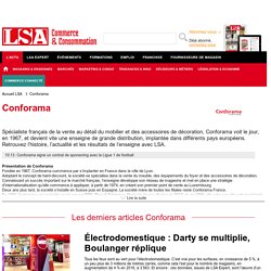 Toutes les actus des magasins Conforama sur le site lsa-conso.fr