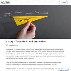 3 Steps Towards Brand protection - Sepio Products