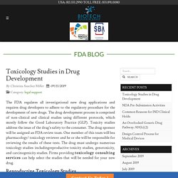 Toxicology Studies in Drug Development - BRG