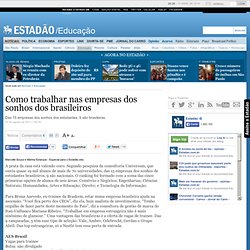 Como trabalhar nas empresas dos sonhos dos brasileiros