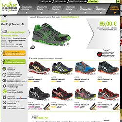 Asics Gel Fuji Trabuco M pas cher - Chaussures homme running Trail en promo