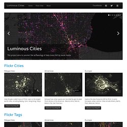 TraceMedia - Luminous Cities