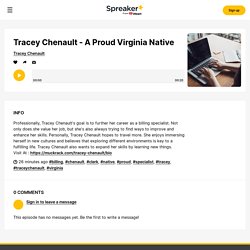 Tracey Chenault - A Proud Virginia Native