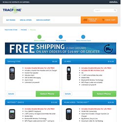 Tracfone Site Phone List page